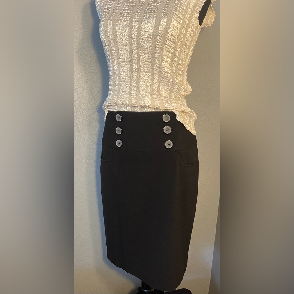 BCX ~ Black ~ Straight ~ Dress Skirt ~ Size 7